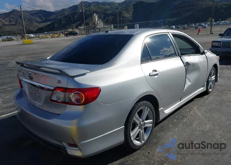 2013 Toyota Corolla S from USA, damaged, VIN 5YFBU4EE6DP120258